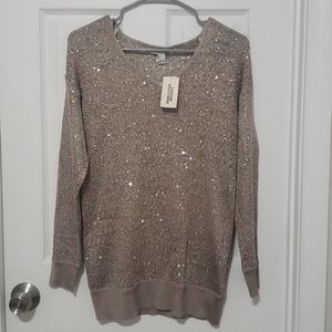 NWT Sequin Sweater